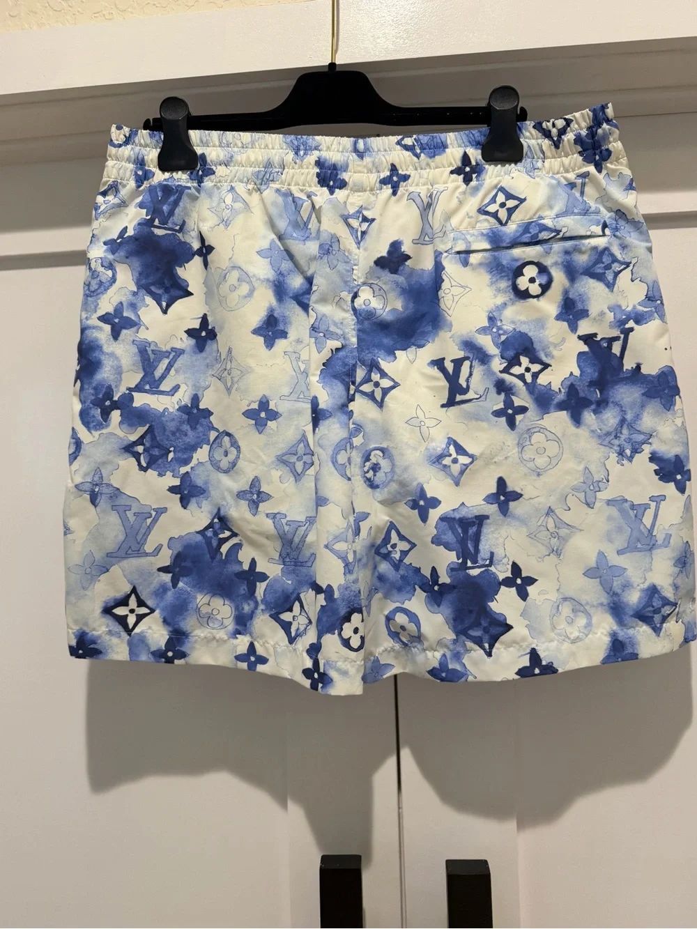 Louis Vuitton White and Blue Monogram Bathing Suit